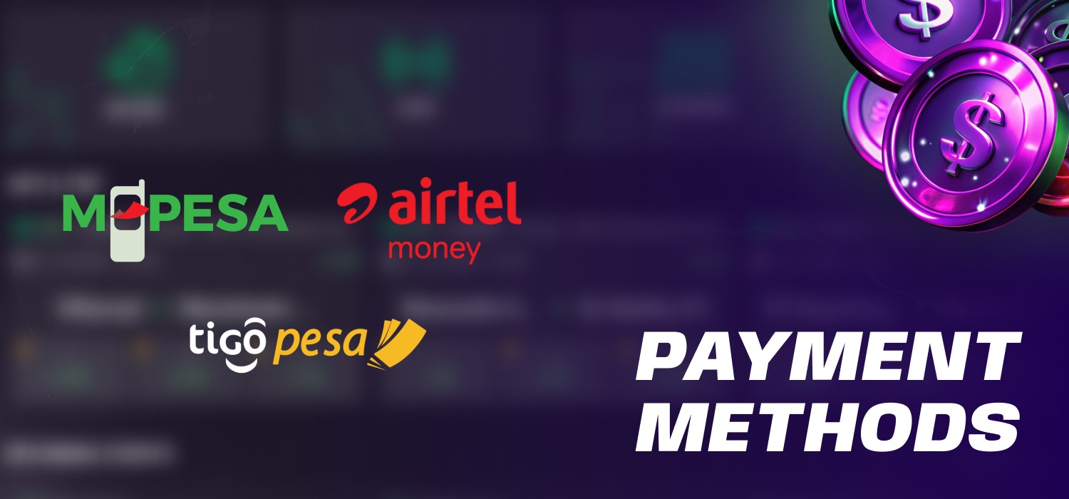 possible deposit and withdrawal methods