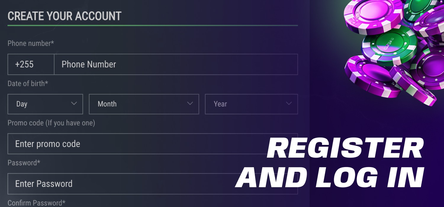 registration on pmbet online casino